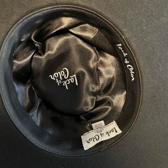 Lack of Color black cosmic boater hat size M - Picture 2 of 3